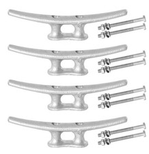 Brand New 8" Galvanized Dock Cleats WITH BOLTS - Set of 4
