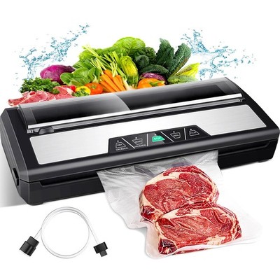 Vacuum Sealer Machine, Food Sealer Machine 80KPA Automatic for Food Saving Dr...