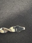 Sterling Silver Twist Chain Bracelet Approximately 7.5 Inches Made In Italy — photo 3