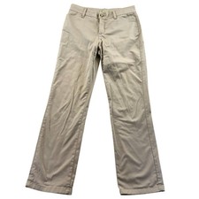 Riders By Lee Womens Pants 8M Beige Easy Care Straight Leg Chino Casual Trouser