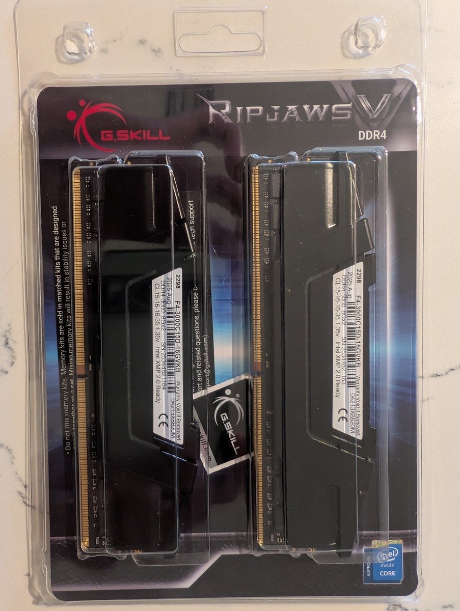 G.skill Ripjaws V Series 16gb 2 X 8gb 288-pin SDRAM Ddr4 3000 Pc4