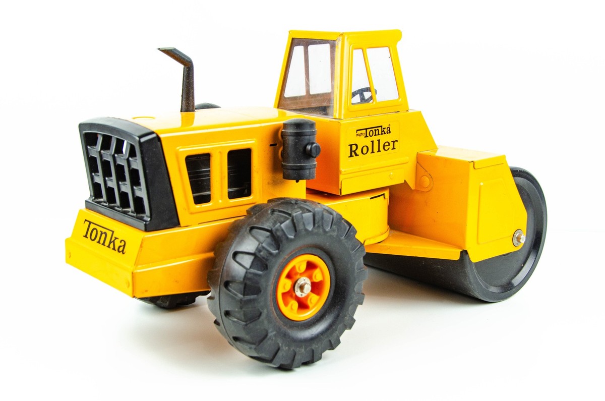 Vintage Mighty Tonka Roller Orange 3910 w/ Original Box - Near