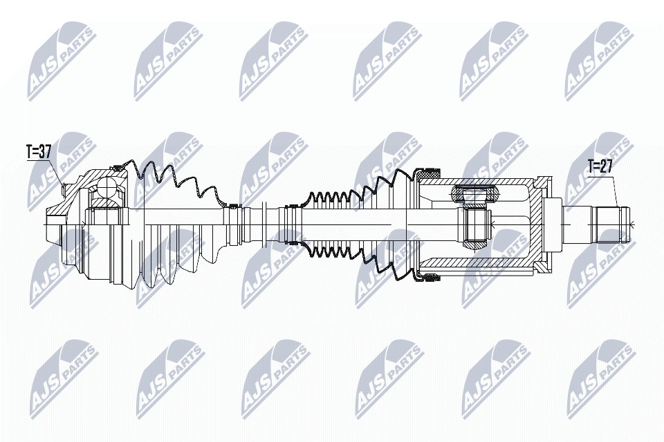 Original NTY Drive Shaft NPW-BM-045 For BMW - Image 6