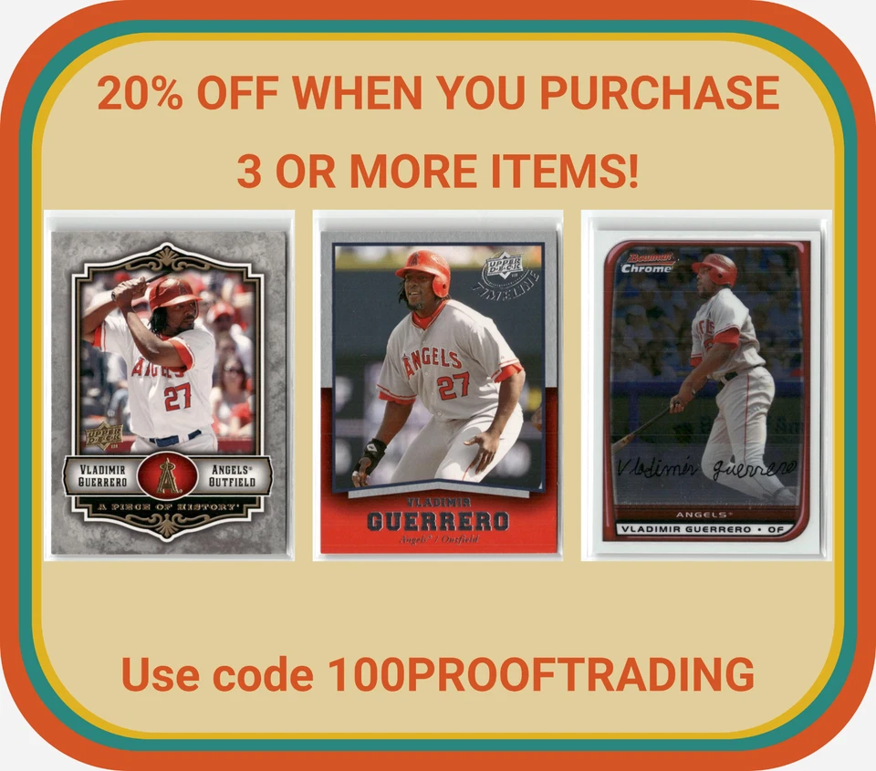 Lote Vladimir Guerrero Sr (29) — SkyBox Autographics automático, StarQuest SR, Cromo Foto 3 de 4