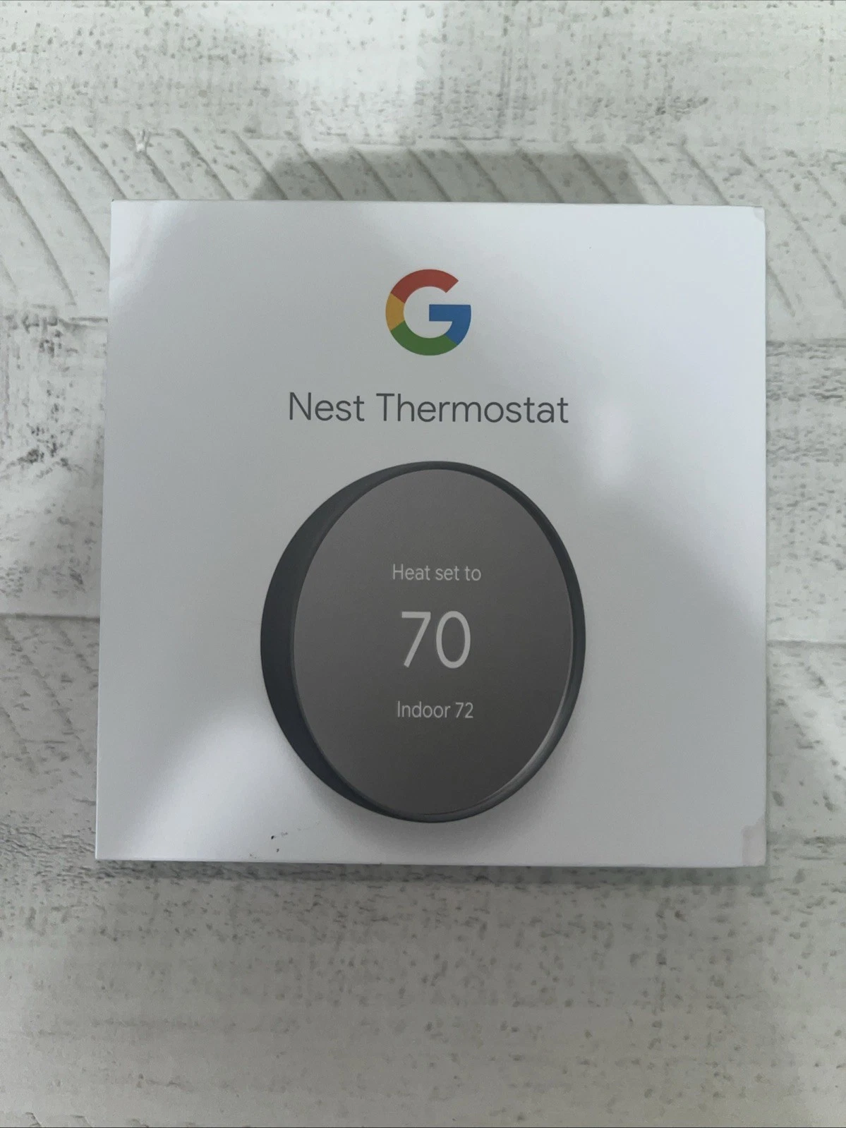 Google G4CVZ Nest Smart Programmable Wi-fi Thermostat Charcoal Gray *Open Box*