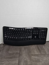 Microsoft Wireless Comfort Keyboard 5050 1728 NO RECEIVER/DONGLE Ergonomic