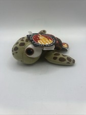 Finding Dory 7 1/2" SQUIRT TURTLE Plush Bean Bag Toy Doll Disney Store 2016 Nemo