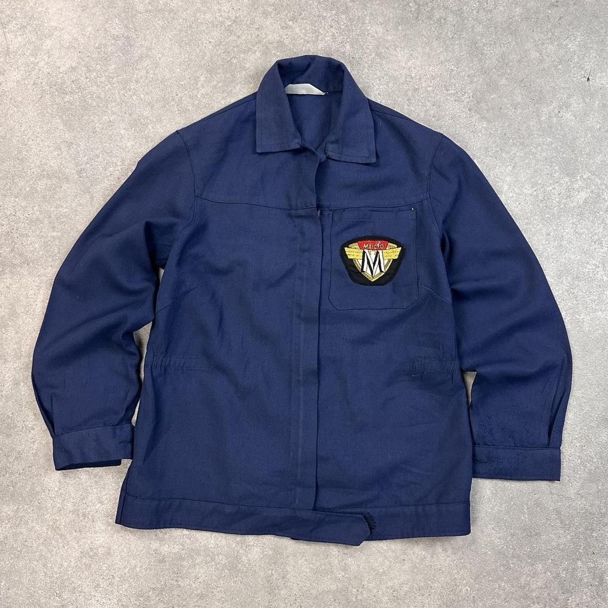 Vintage 60s Italian Cyclist Style Workwear Jacket Blue XS | eBay UK