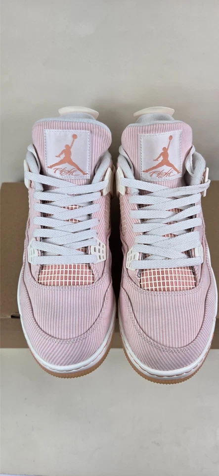 Tênis de golfe Air Jordan 4 golfe NRG Seersucker masculino tamanho 10.5 CZ2439-101 - Imagem 4 de 4