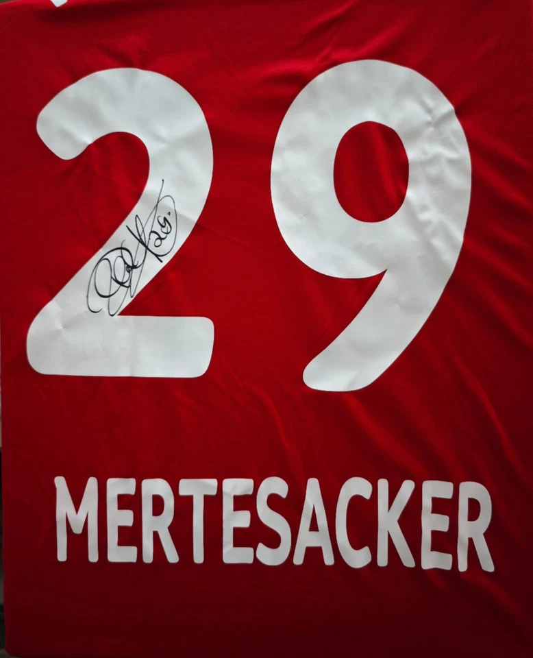 Trikot Uhlsport Hannover 96 I 2004-2005 Home - Mertesacker 29 Signiert Autogramm - Bild 3 von 4