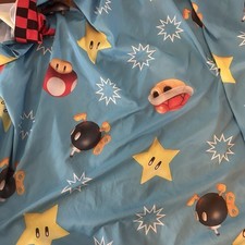 Mario Bros Nintendo Twin Top Flat Bed Sheet