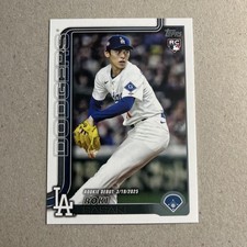 2025 Topps Update Series Roki Sasaki (RC) Debut DODGERS