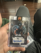 nolan smith rookie autograph football trading card