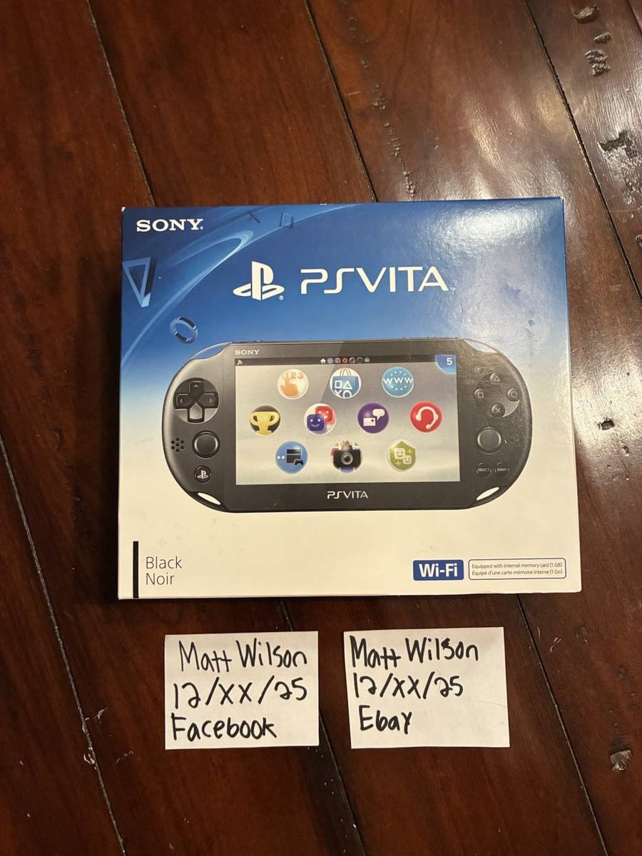 Buy Sony PlayStation Vita Launch Edition Black Handheld System