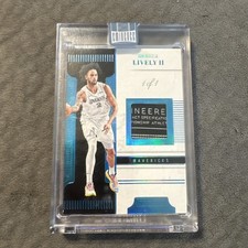 2024-25 Panini Basketball Dereck Lively II laundry Patch 1/1 Sealed
