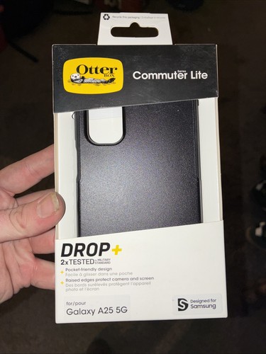 OtterBox Commuter Lite Case- Fits Samsung Galaxy A25 5G- Black  77-95782, NIB