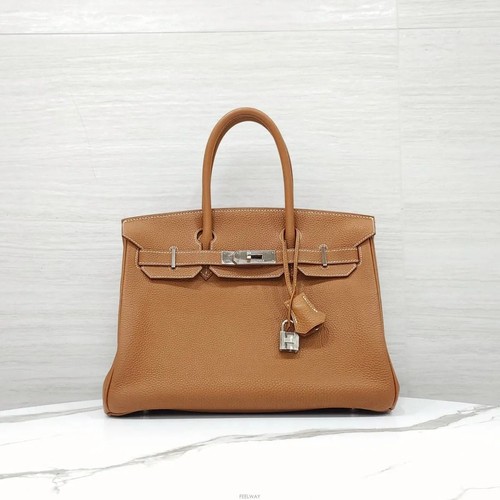 Hermes Birkin 30 Togo Gold Silver 161091532 [P]