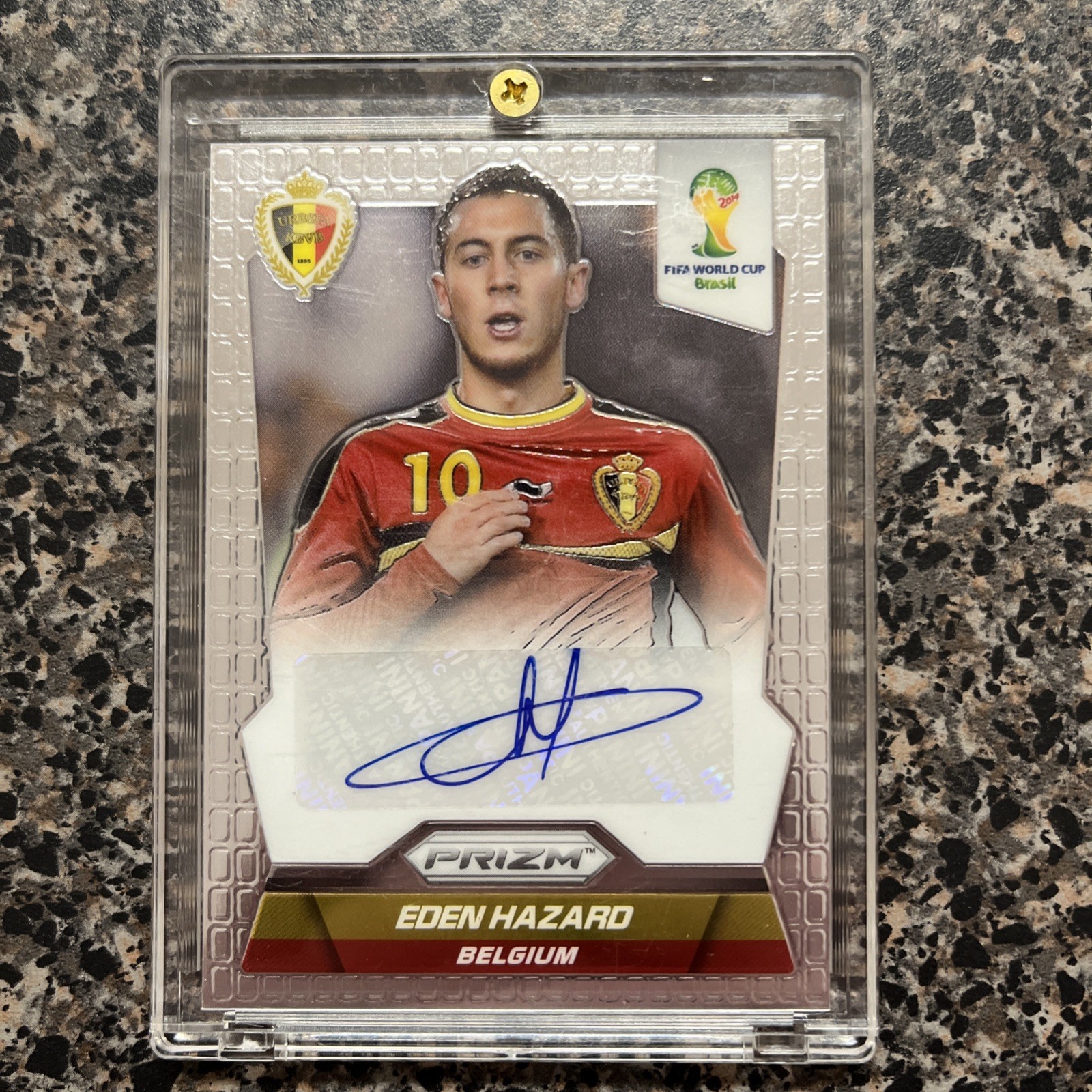 Eden Hazard 2014 Prizm World Cup Signatures Price Guide - Sports