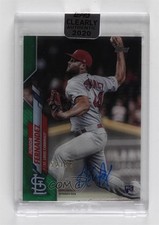 2020 Topps Clearly Authentic Auto Green /99 Junior Fernandez #CCA-JF Auto 18ms