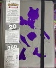 New Pokemon Ultra Pro Mewtwo 9 pocket Binder Holds 360 cards