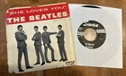 New Listing1964 The Beatles She Loves You/I'll Get You, Swan Records 45 RPM  S-4152-I VG+-