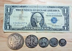 Silver  Morgan Dollar Walking Liberty Washington Quarter Buffalo Mercury Dime
