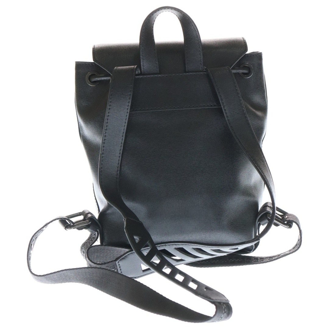 Off-White Small Diagonal Backpack Leather Black W… - image 2