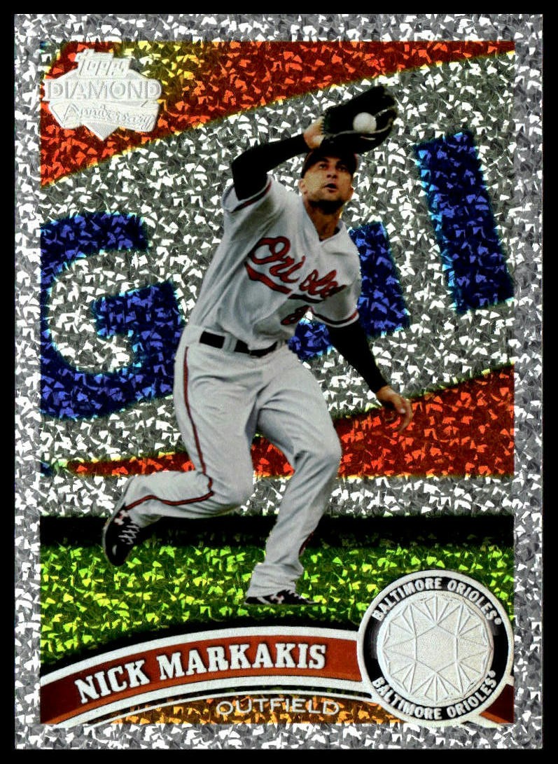 2011 Topps #195 Nick Markakis Diamond Anniversary