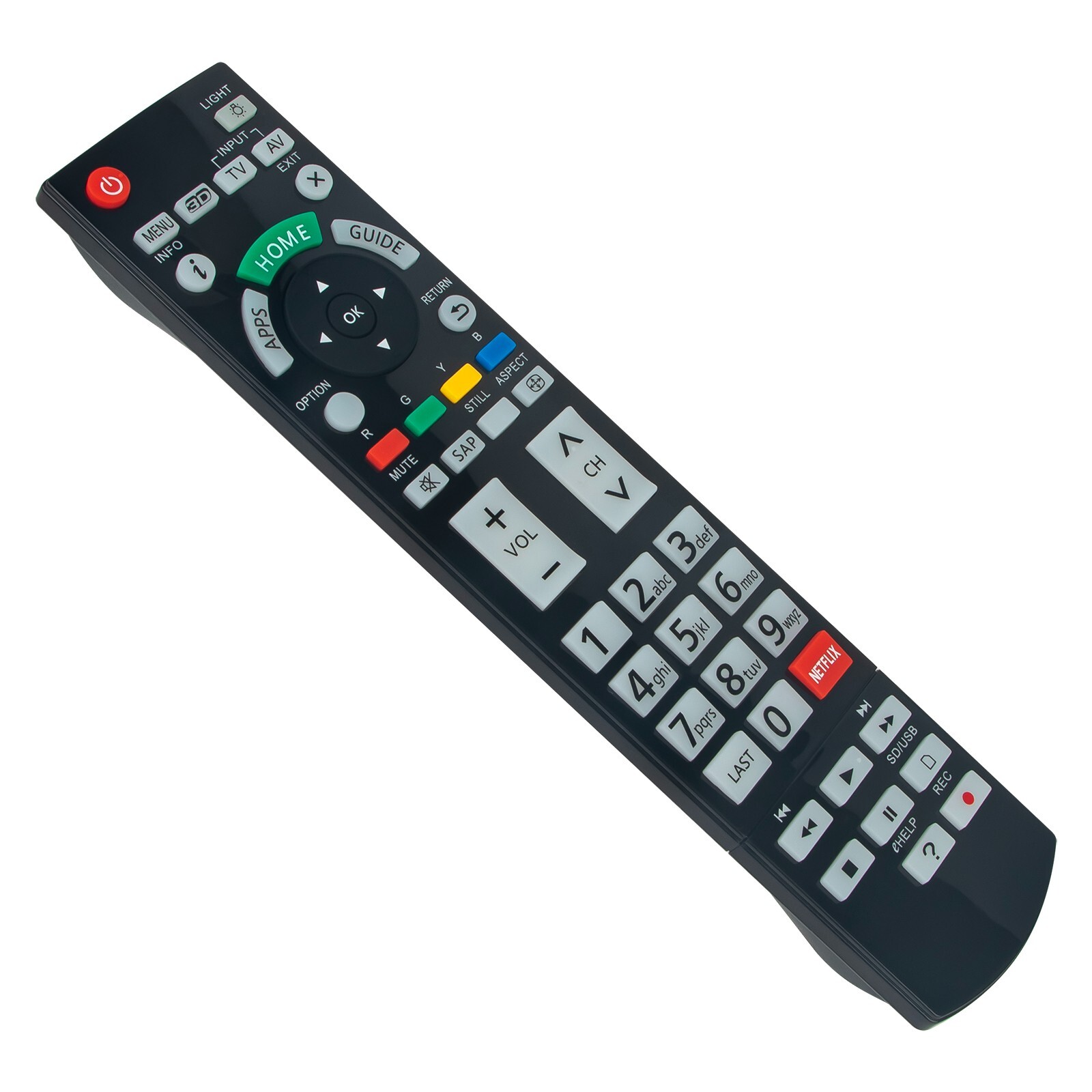 Panasonic N2QAYB000932 Replacement Remote for TC-65AX800U TC-58AX800U TVs