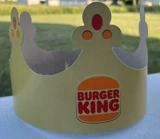 (5) Burger King Crowns Limited Retro Edition BK Gold Crown Collectible NEW!