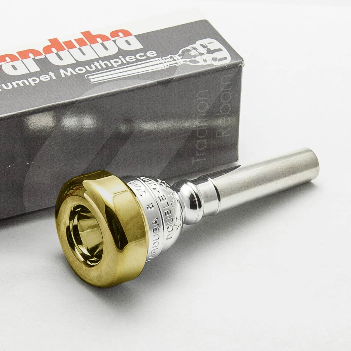 Parduba 6.5 24K Gold Rim Cup Flugelhorn Mouthpiece Small Morse