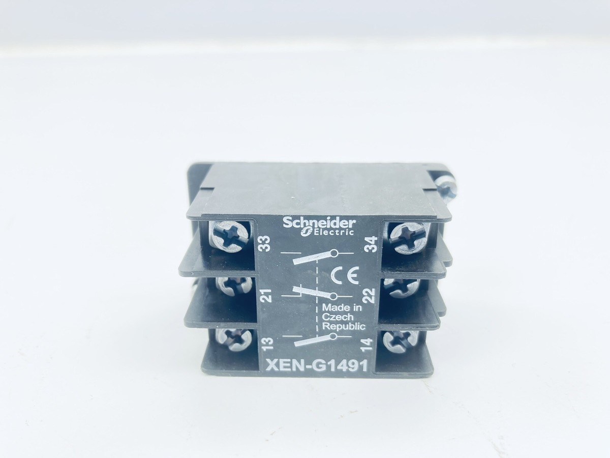 LOT OF SCHNEIDER 9001C24 CLEAR KNOB / XENG1491 CONT/BLOCK / ZB5