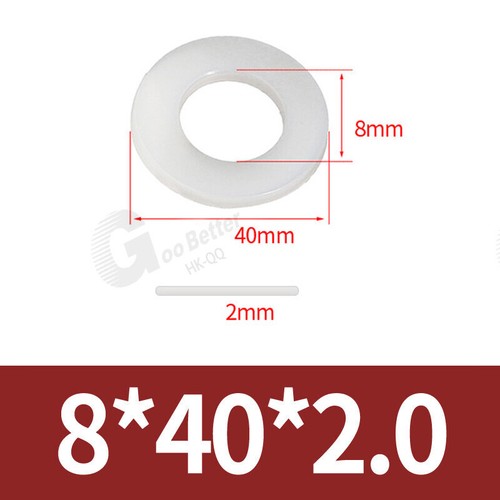 Unterlegscheiben DIN 125 Kunststoff Polyamid PVC M2 - M24 Beilagescheibe ISO7089 - Bild 76 von 121