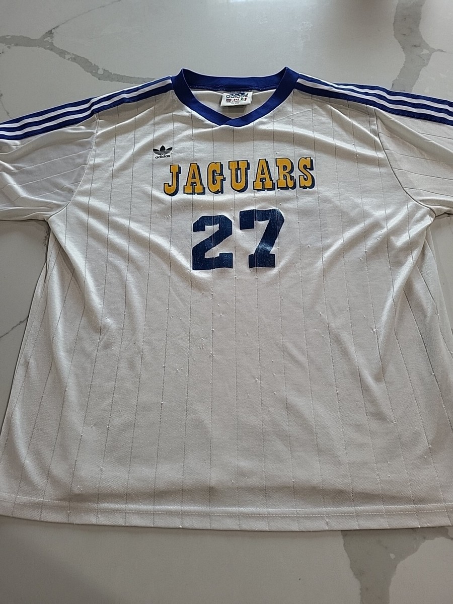 Vintage 90s adidas jaguars soccer jersey unisex size Adult Large