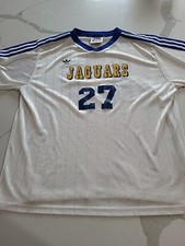 Vintage 90s adidas jaguars soccer jersey unisex size Adult Large Made In USA!