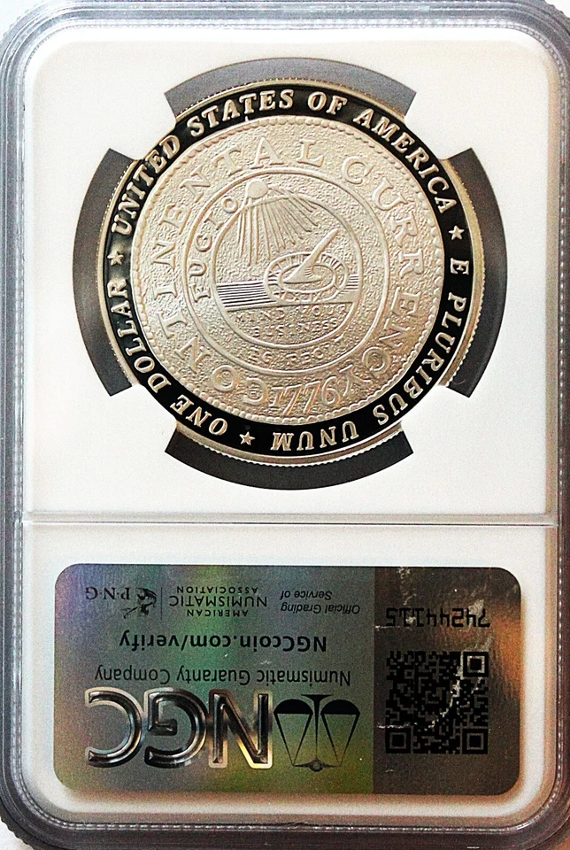 2006-P $1 BENJAMIN FRANKLIN FOUNDING FATHER COMM. SILVER NGC PF70 ULTRA CAMEO - Image 2 of 2