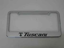 - Tuscani -stainless Steel License Plate Frame Free 2 Caps
