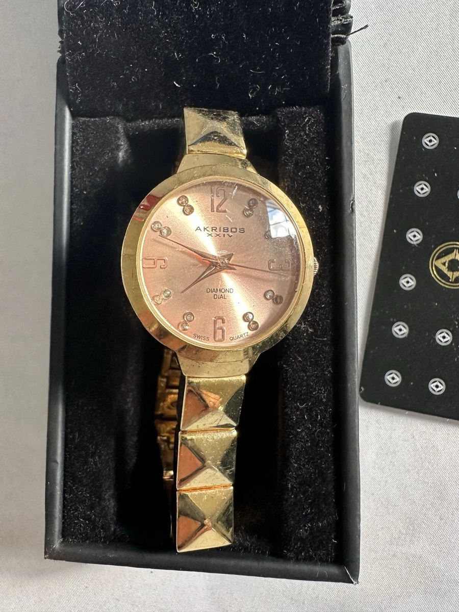 Akribos XXIV Rose Gold Case Wristwatches for sale | eBay display picture 3