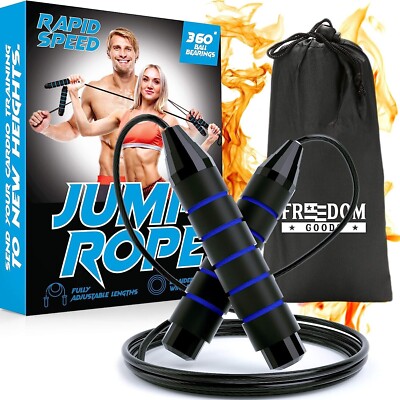 (10) Speed Jump Ropes Adjustable lengths team/class set Fitness ...