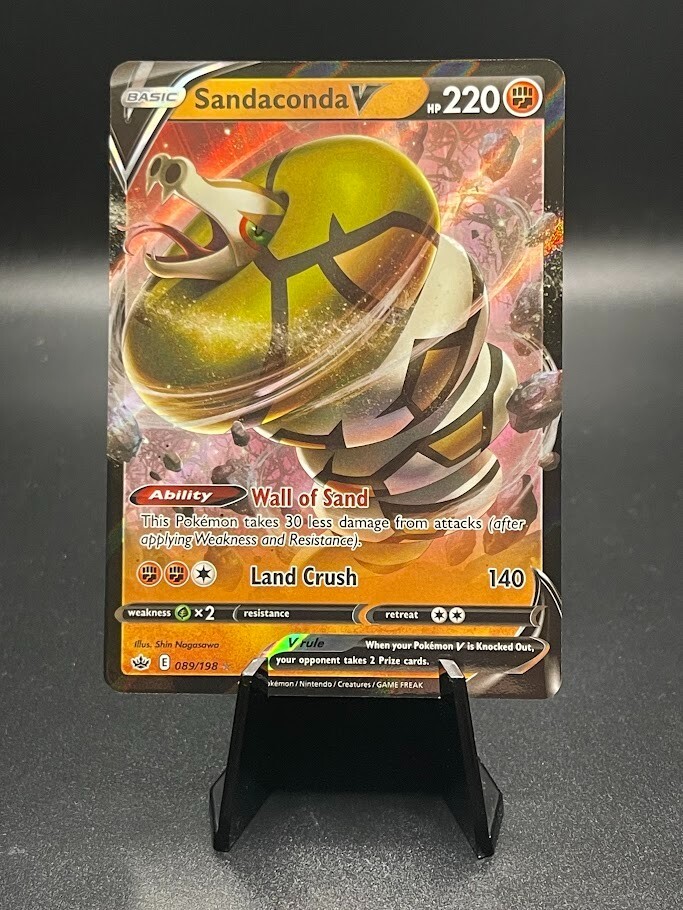 Sandaconda V 89/198 Ultra Rare Pokemon Chilling Reign