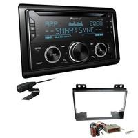 Pioneer Autoradio Bluetooth USB Einbauset FüR Ford Fiesta 2001-2005 In Schwarz