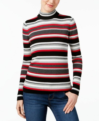 Karen Scott Cotton Red Black White 