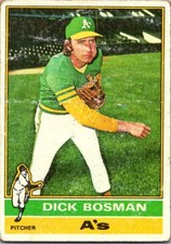 1976 Topps #298 Dick Bosman