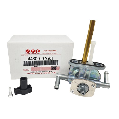 Parts Dynasty Fuel Valve Petcock For 2002-2006 Suzuki Ozark 250 LT-F250 2x4 - Positions: Off, On, Reserve, Replaces 44300-05G01