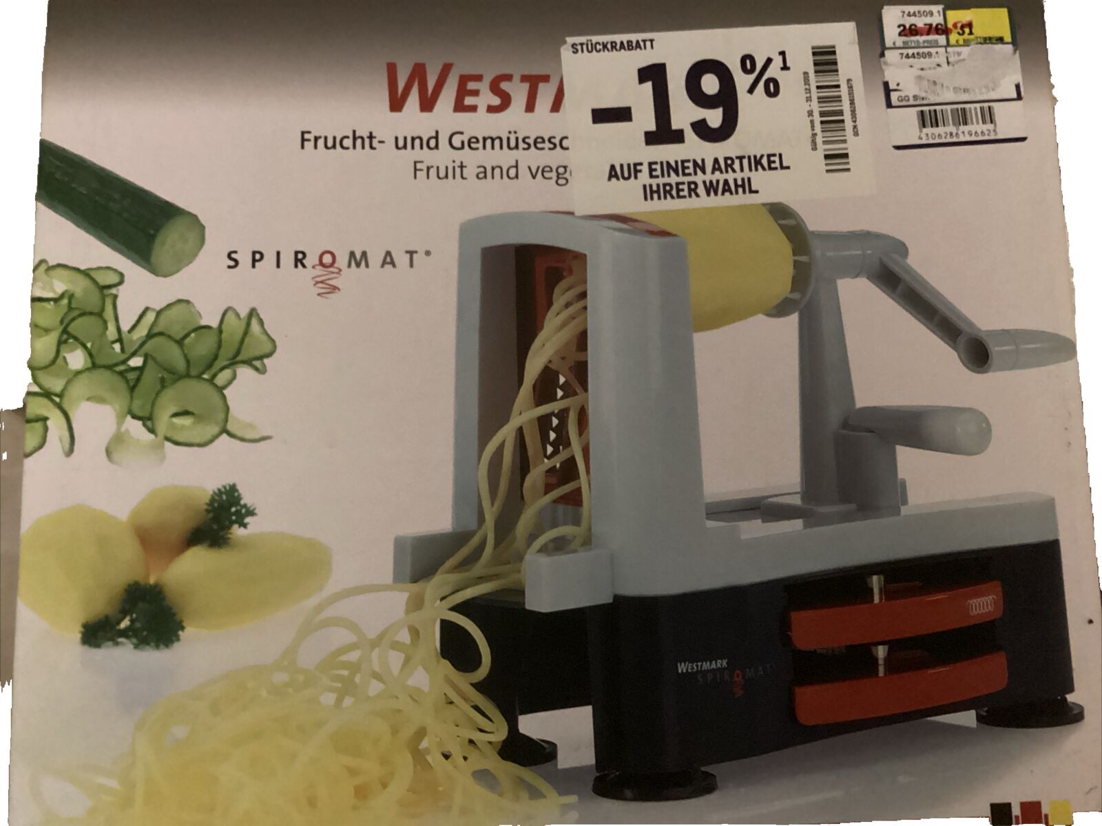 eBay WESTMARK auswechselbare | Spiralschneider Klingen- Spiromat -3 Gemüsespaghetti