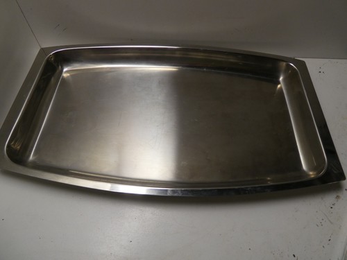 LARGE DANISH STAINLESS STEEL SERVING TRAY VINTAGE MID CENTURY