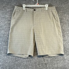 Travis Mathew Shorts Men 38 Gray Stretch Chino Flat Front Golf