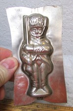 molde de metal vintage para mantequilla, solo 1/2 del molde, es una gran decoración aunque