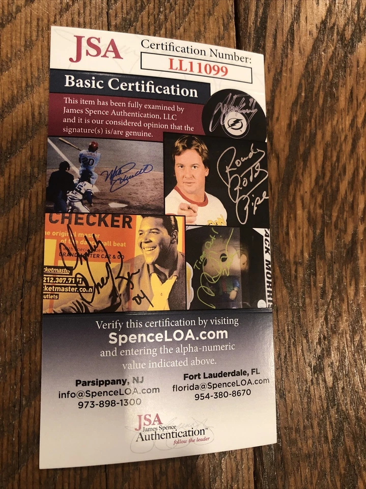 Pee Wee Reese Autographed 8x10 Stat Sheet HoF - JSA Pristine! Dodgers - Image 4 of 4