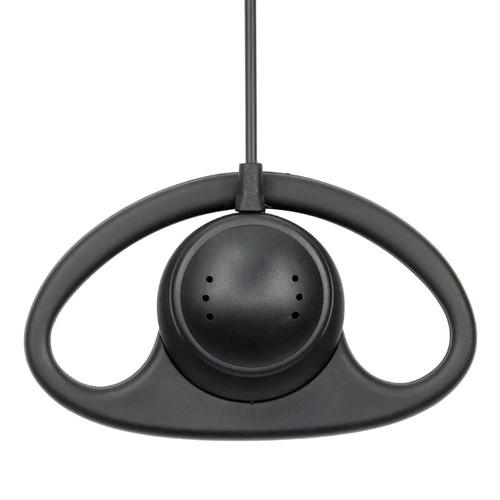 Upgraded D Shape Soft Ear Hook Earpiece 2 Pin PTT with Mic Headset TK-240 TK-250 - Zdjęcie 8 z 8